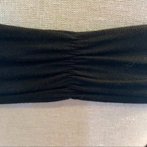 Black Open Back Padded Spaghetti Straps NWT Size S - Picture 6 of 14